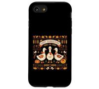 Happy Thanksgiving Oies Automne Harvest Fan Coque pour iPhone SE (2020) / 7/8