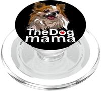 Happy The Dog Mama Chihuahua à Poils Longs Chiwawa PopSockets PopGrip pour MagSafe