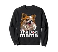 Happy The Dog Mama Chihuahua à Poils Longs Chiwawa Sweatshirt