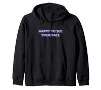 Happy to See Your Face Teacher Back to School Welcome Back Sweat à Capuche