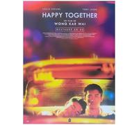 HAPPY TOGETHER Affiche Cinéma Originale Petit Format (53x40 cm ROULEE) film 1997 Wong Kar-Wai Leslie Cheung Ressortie