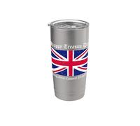 Happy Treason Day Ungrateful Colonial Paysans 4 juillet Gobelet isotherme en acier inoxydable double paroi
