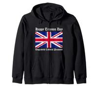 Happy Treason Day Ungrateful Colonial Paysans 4 Juillet Sweat à Capuche