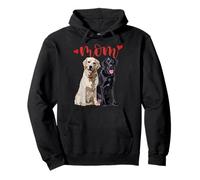 Happy Two Labradors The Lab Mother Labrador Mom Lab Mom Sweat à Capuche