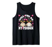 Happy Valentines GNOME Graphic Will You Be My Penguin Débardeur