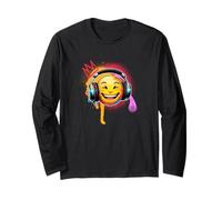 Happy Vibes Casque Beat Motif Graffiti Manche Longue