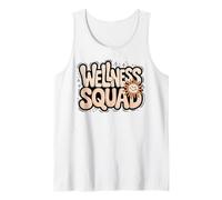 Happy Wellness Squad Fitness OT Nurse Camp PTA P.E Gym Tribe Débardeur