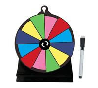 Happy Wheel Radio - Jeu Turnable avec Stand, Party Game | Wheel of Fortune réutilisable, tourne-disque interactif pour fêtes, supermarchés, apparitions, foires commerciales, collections de donacione