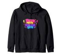 Happy Wife Happy Life Funny Saying Mother's Day Sweat à Capuche