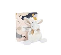 Doudou et Compagnie – Doudou Happy Wild – Blanc – Mixte – 17 cm