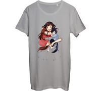 Happy Wolf Children Characters AME, Yuki and Hana T-shirt pour homme Gris, gris, L