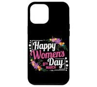 Happy Women's Day 8th Mars Coque pour iPhone 12 Pro Max