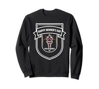 Happy Women's Day - Badge Classique et Blason Style Sweatshirt