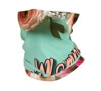 Happy Women's Day Flowers Have Pink Coral And White Flowers Printed Headband, Men and Women Towel Multifonctionnel Sports Mask