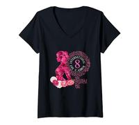 Happy Women's Day Piège International Femme T-Shirt avec Col en V