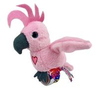 Happy Yappers Oiseau en Peluche interactif - Mode Dialogue, Sons musicaux et Chirping, Mode Sommeil, Rechargeable, idéal pour Les Enfants à partir de 18 Mois, câble de Charge USB-C (cacatoë)