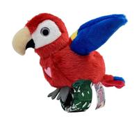 Happy Yappers Oiseau en peluche interactif - Mode diaphonie, sons musicaux et chirurgicaux, mode sommeil, rechargeable, idéal pour les enfants à partir de 18 mois, câble de charge USB-C inclus (bleu)
