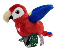 Happy Yappers™ Peluche Bracelet Oiseau Interactif - Répète ce que tu dis Parle et Chante Cadeau Fille et Garçon 3-8 ans