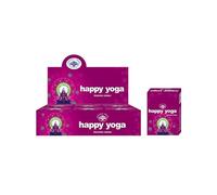 Happy Yoga Green Tree Premium | 1 Box 10 Cônes Masala | 15 g