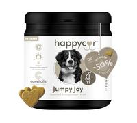 happycor Jumpy Joy Snacks pour chiens - Friandises fonctionnelles pour les articulations et la mobilité - Friandises douces pour chiens avec vitamine C et cuivre - Cuites au four, seulement 12