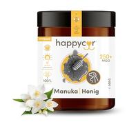 Happycor - Miel de Manuka pour chiens & animaux | 250+ MGO testé en laboratoire | Origine Nouvelle-Zélande | Pour peau, coussinets, pelage & ingestion | 100% pur & monofloral