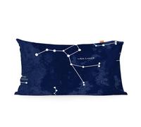 HappyFriday Lot de 2 taies d'oreiller Blanc Cosmos Multicolore 50 x 75 cm