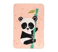 HappyFriday Moshi Moshi Panda Garden Couverture en Microfibre Multicolore 110 x 140 cm