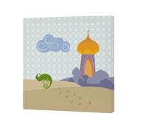 HappyFriday Mr Fox Magic Rug Toile Multicolore 27 x 27 cm - Marque EAN : 8420001067871