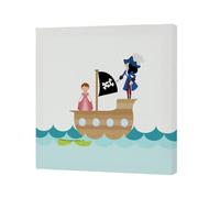 HappyFriday Toile Mr Box Flying Boy Multicolore 27 x 27 cm D1614379 - EAN : 8420001067864