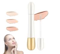 Happyhours 2 en 1 - Fond de Teint + Correcteur Anti-Rides - Avec Brosse Intégrée, Correcteur Happyhours, Maquillage Anti-cernes Imperméable for Le Visage (Color : 03#Natural color)