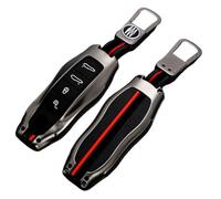 Happyit Alliage de Zinc Cas de Couverture de Clé de Voiture Convient pour Porsche Cayenne 958 911 Lepin 996 Macan Panamera 997 944 924 987 987 gt3 Cayman 987 (Couleur Mate, 4 Boutons)