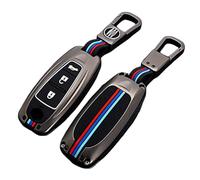 Happyit Alliage de Zinc Cas de Couverture de Clé de Voiture Protection à 360° Convient pour Suzuki Swift Sport SX4 s-Cross Maruti Ciaz Baleno Vitara Ignis Kizashi (Matt Color, A)