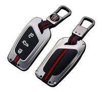Happyit Cas de Couverture de Clé de Voiture en Alliage de Zinc pour MG ZS EV MG6 EZS HS EHS pour Roewe RX5 i6 i5 RX3 RX8 ERX5 Coque Porte-clés 3 Boutons (Couleur Mate)