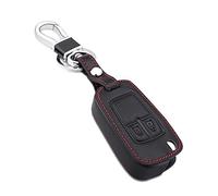 Happyit Cas de Couverture de Clé de Voiture en Cuir Porte-clés pour Opel Astra J Corsa D Zafira C Insigne Mokka Cascada Karl Adam Meriva 2 Boutons