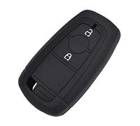 Happyit Cas de Couverture de e Voiture en Silicone pour Ford EcoSport sans clé Télécommande Intelligente Coquille Peau Protecteur (Noir)