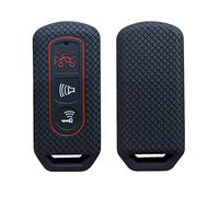 Happyit Cas de Couverture de e Voiture en Silicone pour Honda PCX Vario Forza 125 150 153 300 X-ADV SH125 SH150 SH300 Scoop Monkey Noir (3 Boutons)