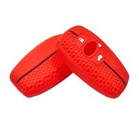 Happyit Cas de Couverture de Coquille de e Voiture en Silicone pour Subaru Forester Impreza Crosstrek Outback XV SV Trezia Levorg Ascent Legacy BRZ WRX GR86 (Rouge, 3 Boutons)