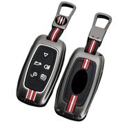 Happyit Coque de protection pour clé de voiture Compatible avec Land Rover Range Rover Sport LR4 2010-2013 5 Boutons (Mat+Boucle carrée )