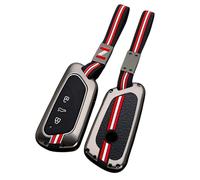 Happyit Coque de Protection pour clé de Voiture pour VW Volkseagen Golf 8 MK8 ID.3 ID.4 Cupra Skoda Octavia A8 Seat Leon MK4 2020 2021 Formentor Tarraco (Mat+Corde)