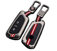 Happyit Coque de Protection pour clé de Voiture pour VW Volkseagen Golf 8 MK8 ID.3 ID.4 Cupra Skoda Octavia A8 Seat Leon MK4 2020 2021 Formentor Tarraco (Mat+Boucle carrée)
