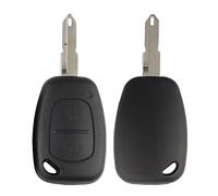 Happyit Coquille de Clé de Coiture en Plastique Clé Couverture Clé Cas pour Renault Movano Trafic Kangoo Master Clio Scenic pour Nissan Vauxhall Opel Vivaro 2 Boutons (NE73)