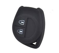Happyit Couverture de Cas de Clé de Voiture en Silicone pour Opel Vauxhall Agila pour Fiat Sedici pour Suzuki Jimny 2 Boutons Noirs