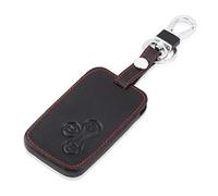 Happyit Housse de Clé de Voiture à Distance en Cuir Cas pour Renault Megane R.S. Scenic 3 Bouton Clé Intelligente de la Carte