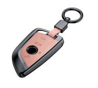 Happyit PC Premium Boîtiers clés de Couverture de clé de Voiture pour BMW X1 X3 X4 X5 F15 X6 F16 G30 7 série G11 F48 F39 520 525 f30 118i 218i 320i Sac de Voiture (Rose)