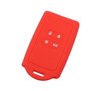 Happyit Silicone Voiture à Distance Clé Housse de Protection pour 2016-2020 Kadjar Accessoires de Protection de la Peau (Rouge)
