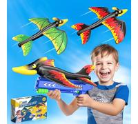 HappyKidsClub Jouet Garcon 4-10 Ans,Avion Polystyrene Planeur Jouet Enfant 4-10 Ans Garçon Ptérodactyle Avion Jouets Jeux Exterieur Enfant Cadeau Enfant Garcon 4-10 Ans Jeux Enfant 4-10 Ans