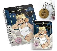HappyMots - Pack Boîte cadeau Horoscope | Carnet A5 + carnet A6 + porte-clés Vous êtes spécial | Signe du zodiaque : | Cadeau original pour surprendre