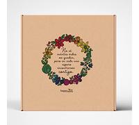 Happymots Pack Cadeau Saint Valentin| 1 Talonnaire Romantique + 1 Couronne en Bois de 33 cmØ LOVE | Livré dans une jolie boîte spéciale amoureuse | Cadeaux originaux pour la Saint Valentin