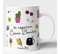HappyMots - Tasses originales à offrir - De belles choses vous attendent
