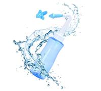 HappyPo Bouteille de rinçage nasal, design pratique, pour le nettoyage du nez et le rinçage nasal, facile à utiliser, partout pour une utilisation sûre et hygiénique, 23,5 x 8 x 6 cm, bleu